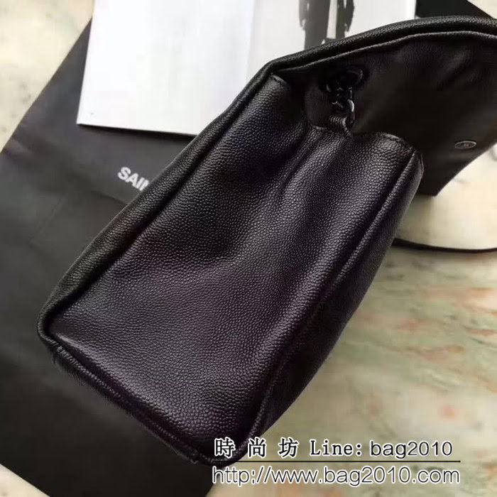 YSL聖羅蘭 海外原單  球紋皮配槍色五金單肩斜挎包 26802 YAS1010